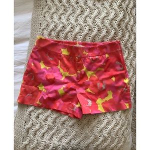 Ann Taylor LOFT Preppy Neon shorts I SZ 6